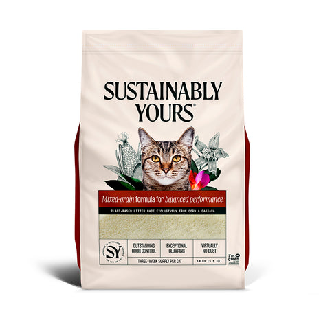 Sustainably Yours Mixed Grain Cat Litter – main product image